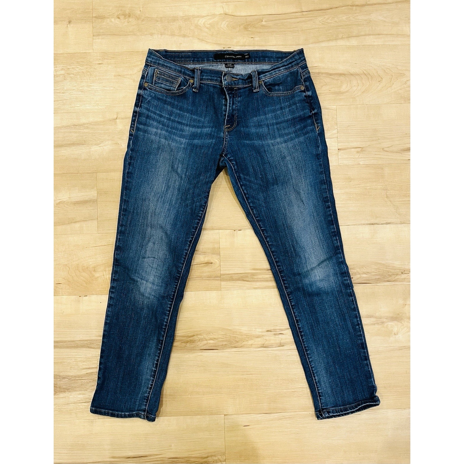 Calvin Klein Slim Boyfriend Blue Jeans 28/6
